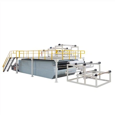 Ob Chav Siv Xovxwm Fabric Laminating Tshuab